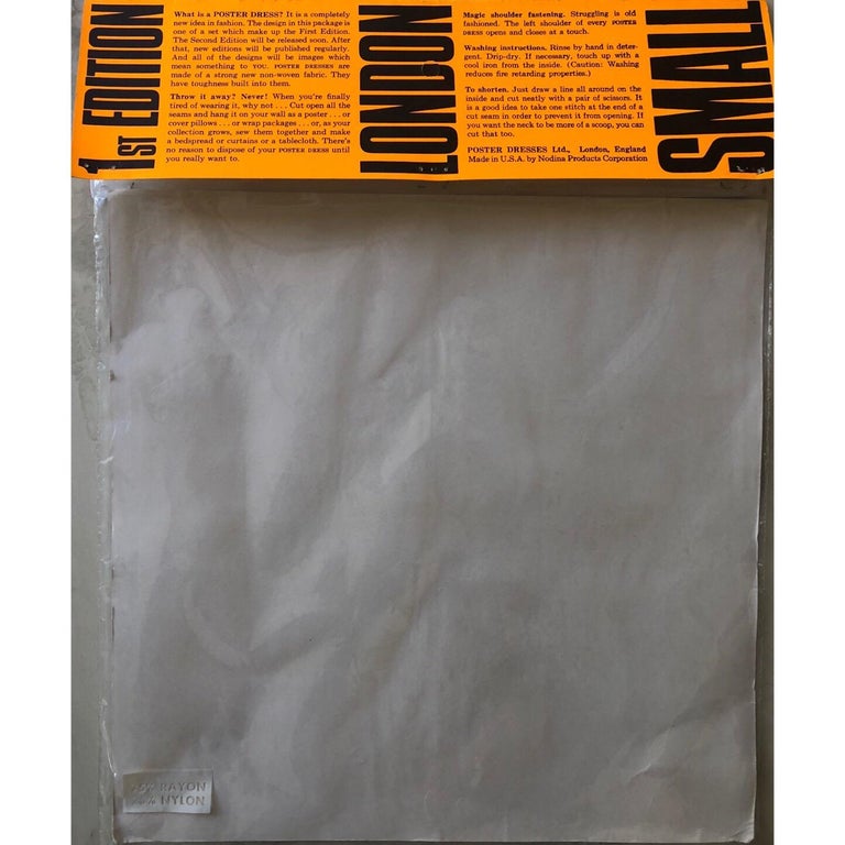 London Series Poster 1st Edition "Eye" Paper Dress by Harry Gordon, 1968