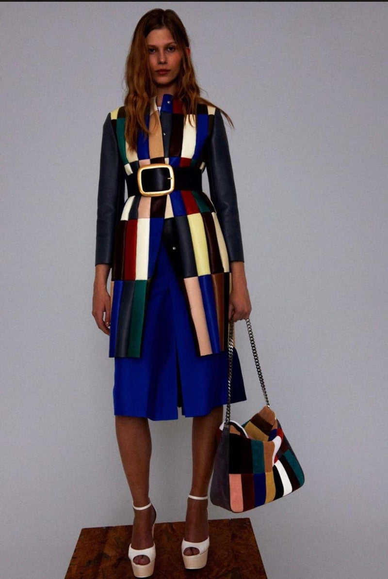 Celine Phoebe Philo Multi Gourmette Patchwork Gold Chain Strap Shoulder Bag, 2012