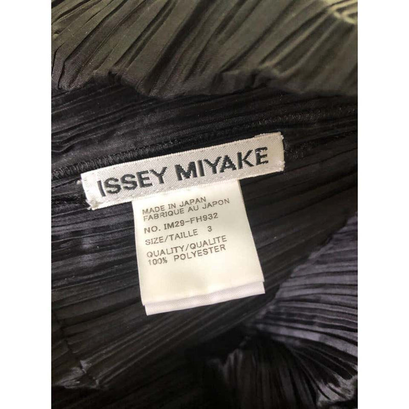 Issey Miyake Black Pleated Spiral Dress, 1990s