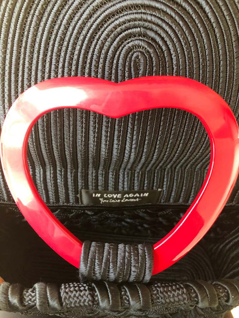 Vintage Yves Saint Laurent "In Love Again" Heart handle Bag YSL