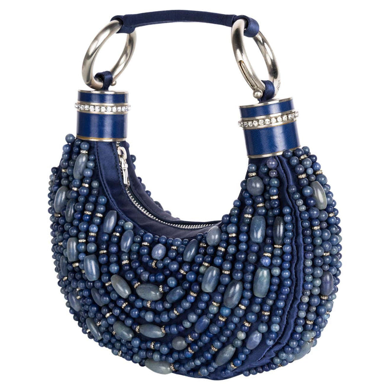 Vintage Chloé Phoebe Philo Beaded Crystal Bracelet Bag Early 2000s