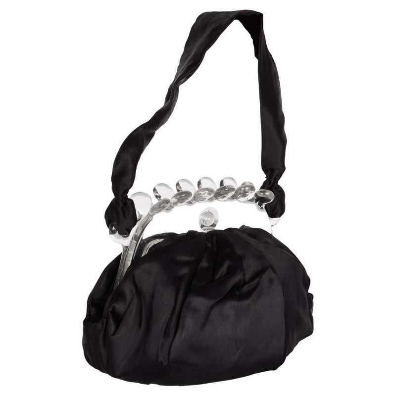 1920s Lucite Frame Satin Bag